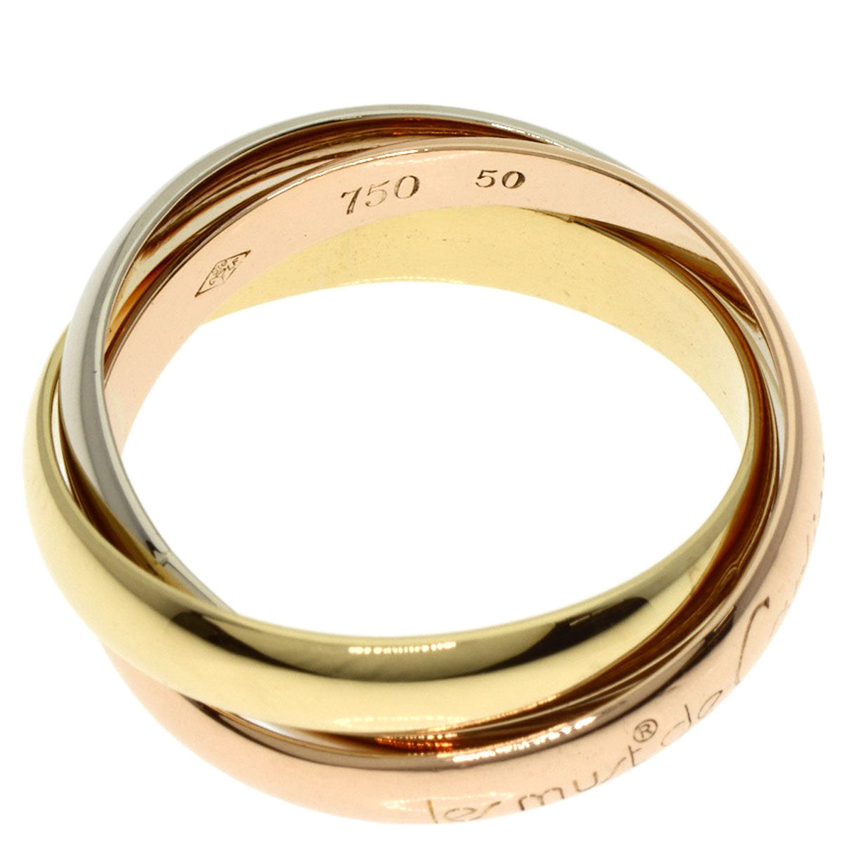 Cartier Ring K18Yg , K18Wg , K18Pg Gold Trinity Women