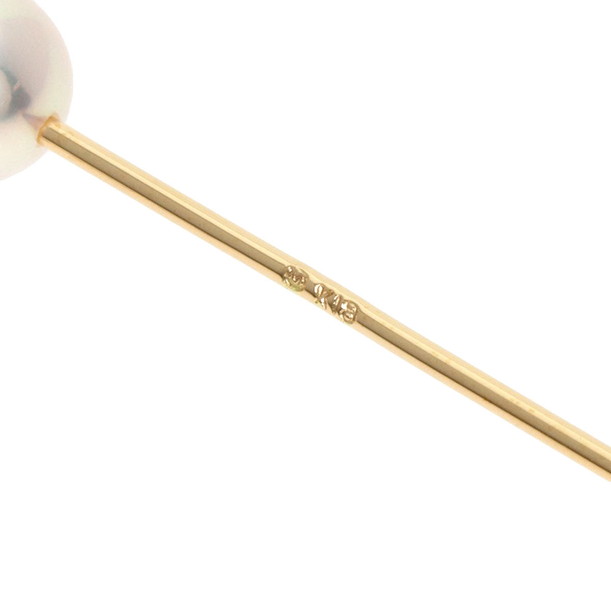 Mikimoto Brooch 18K Yellow Gold Gold Pearl Pin Brooch