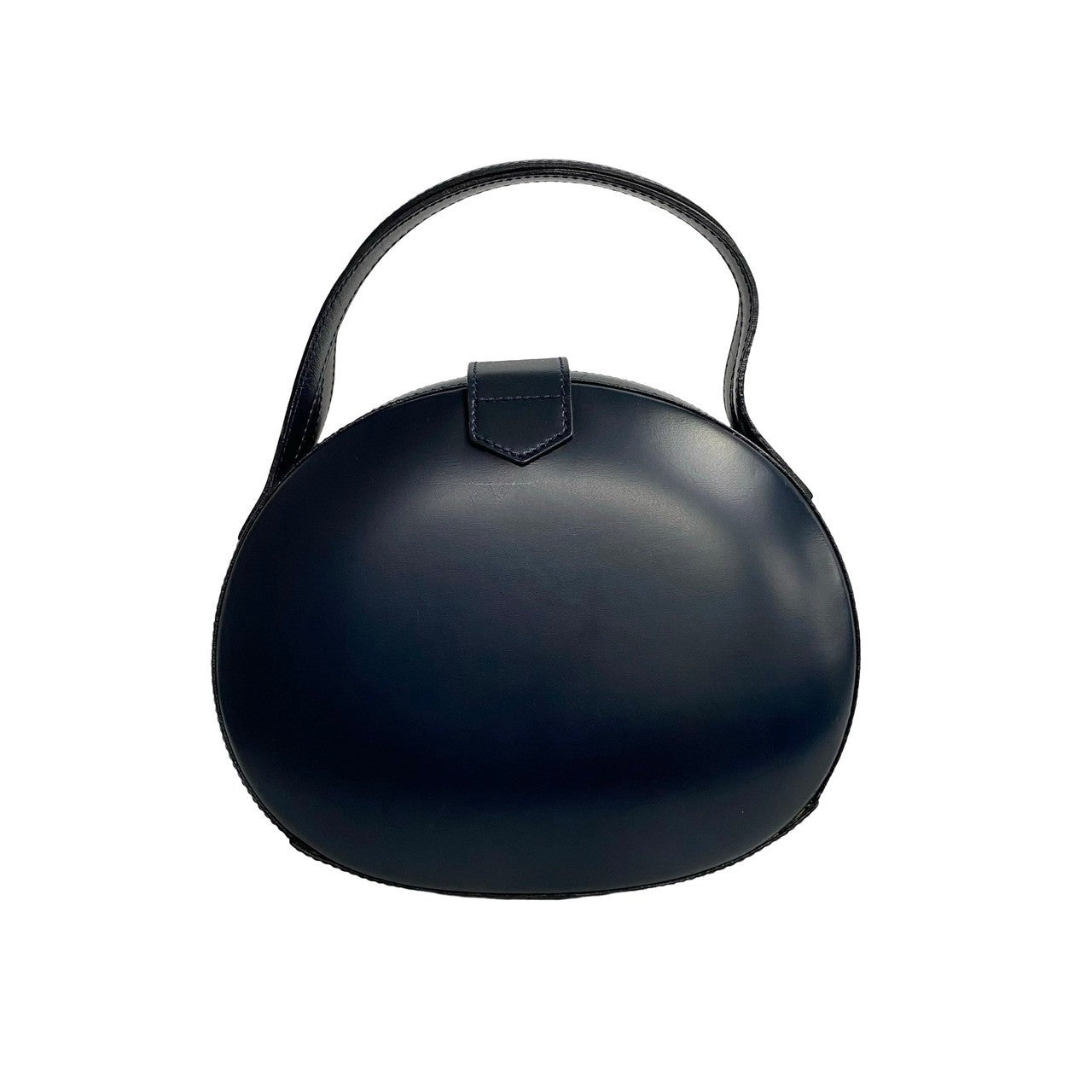 Loewe Handbag Leather Navy Anagram Logo Women