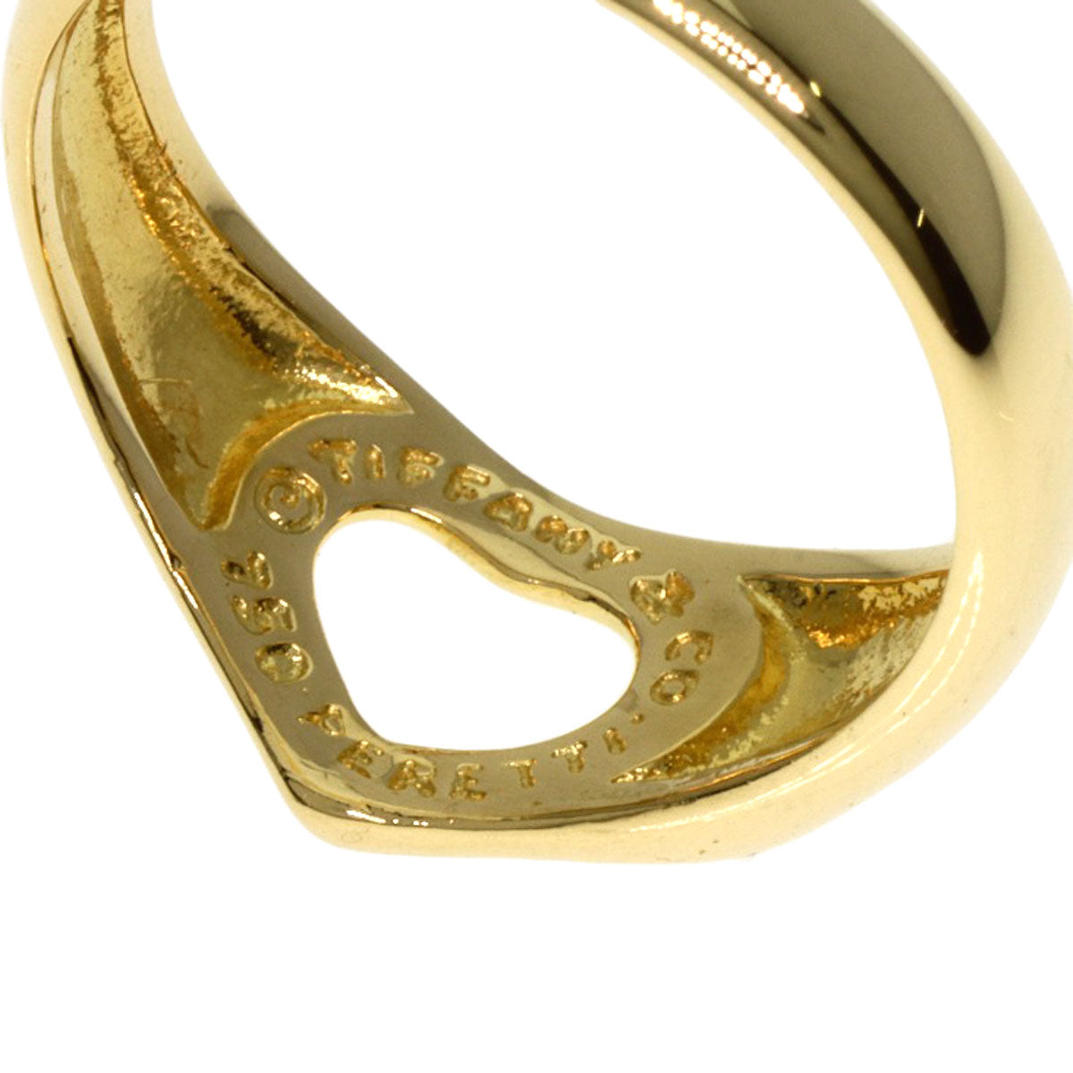 Tiffany&Co. Ring 18K Yellow Gold Gold Open Heart
