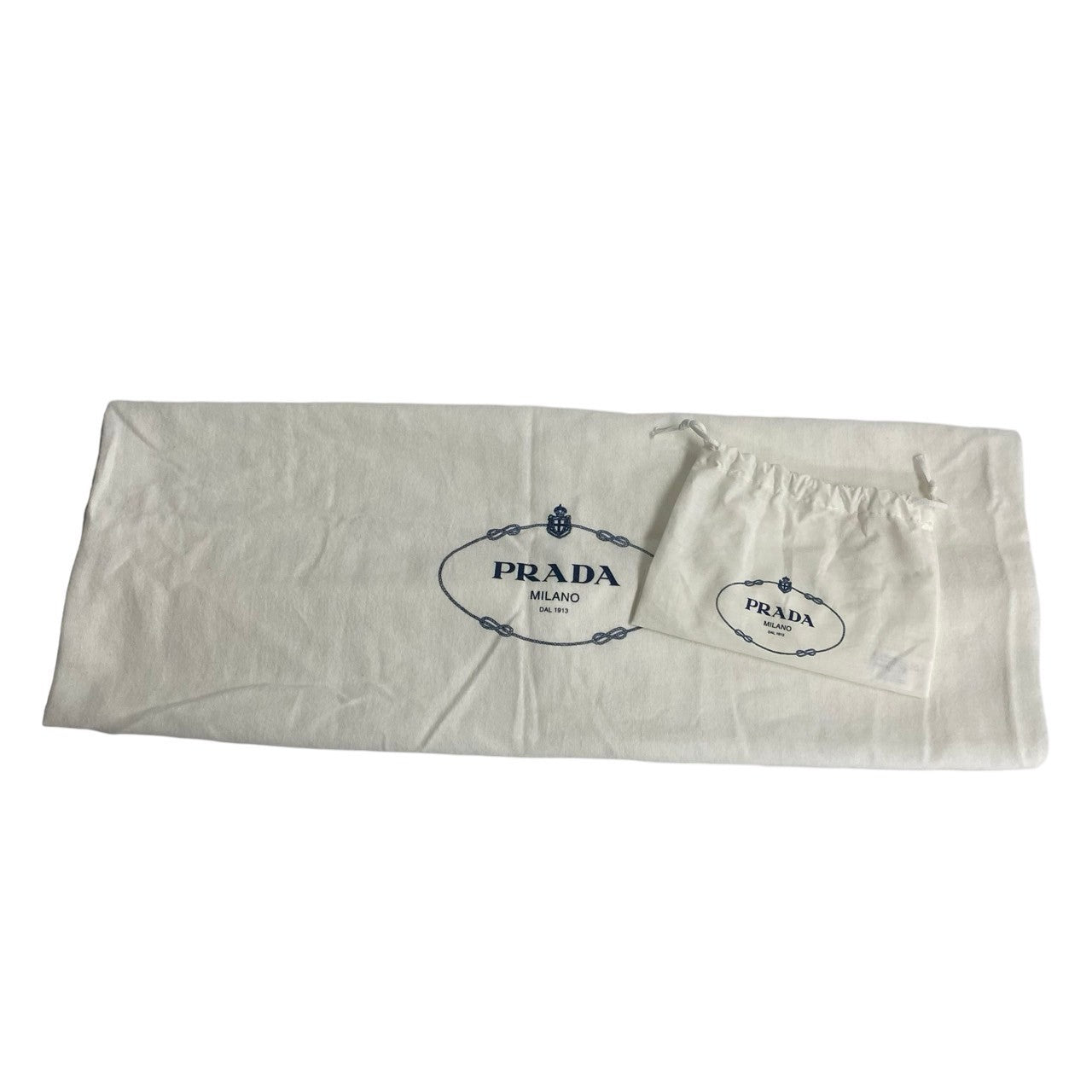 Prada Handbag Canvas, Leather Navy Triangle Logo Metal Symbol Embroidery Fabric Small Women