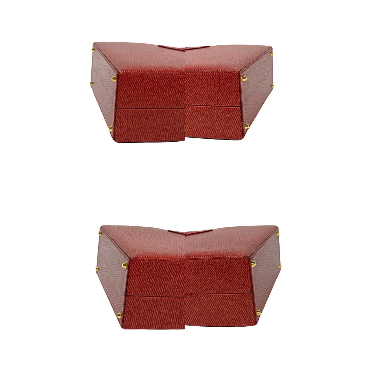 Fendi Shoulder Bag Leather Red 2Way Women