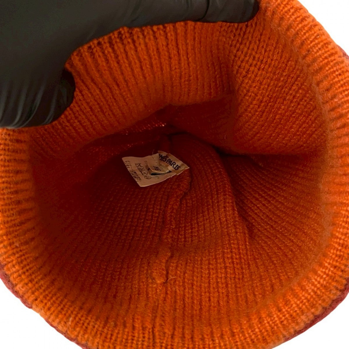 Hermes Knit Cap Cashmere Orange Margiela Period Women