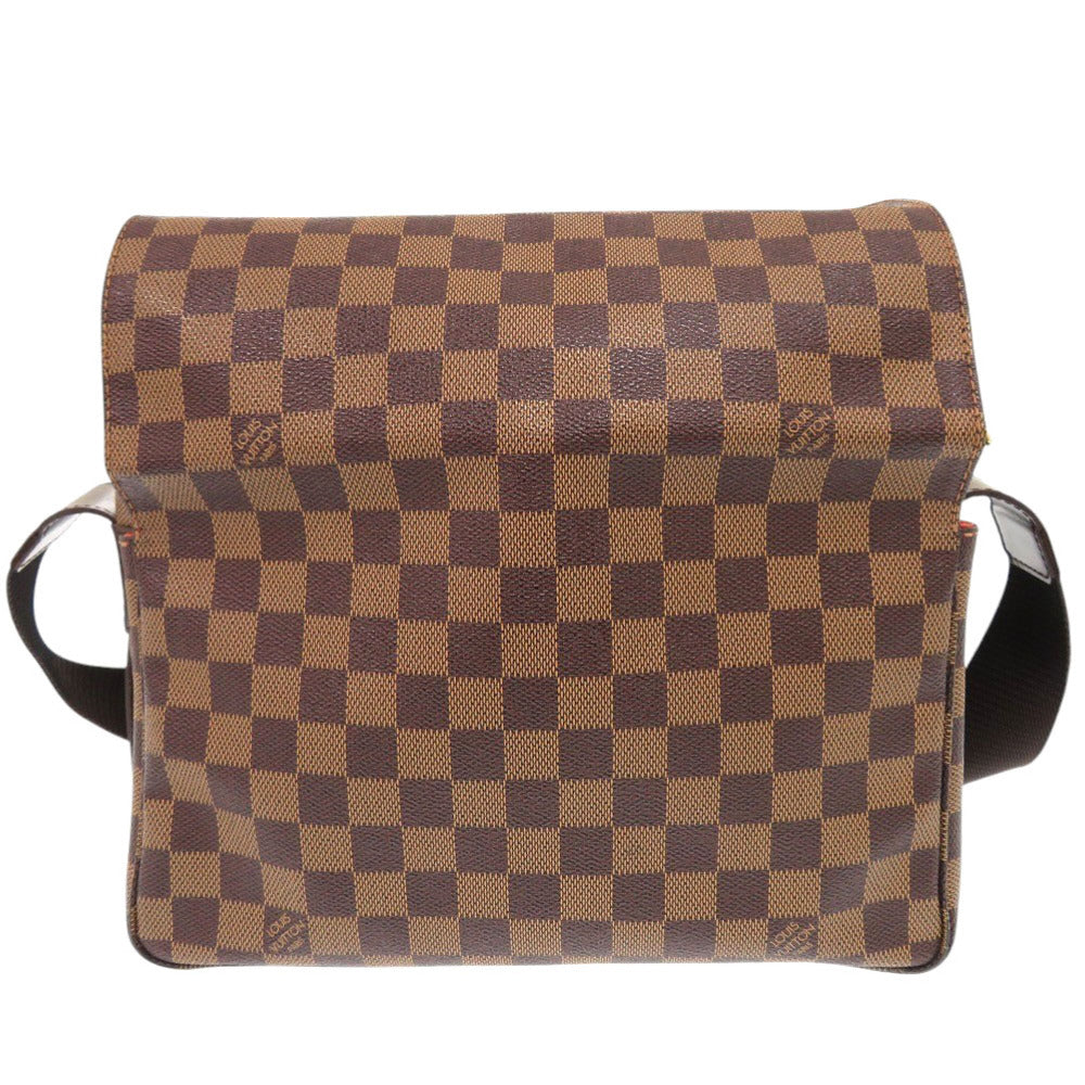 Louis Vuitton Shoulder Bag N45255 Damier Canvas Brown Damier Naviglio Mens