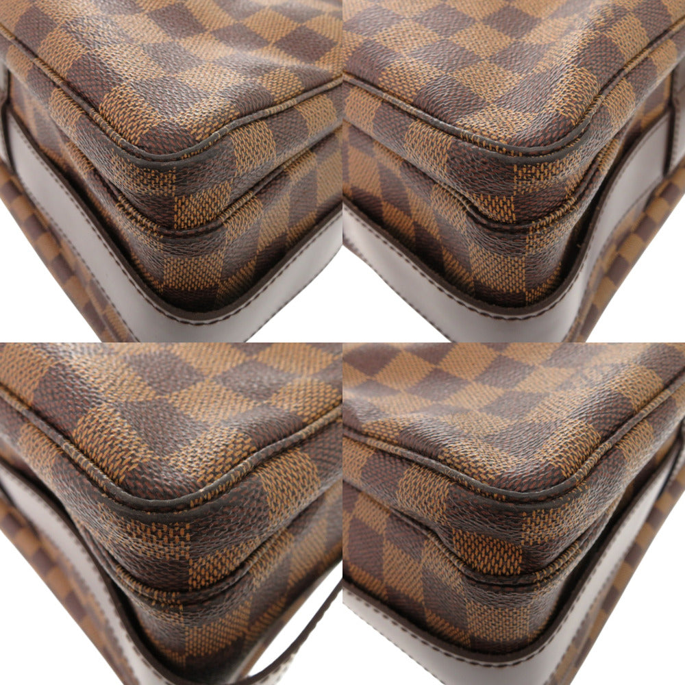 Louis Vuitton Shoulder Bag N45255 Damier Canvas Brown Damier Naviglio Mens