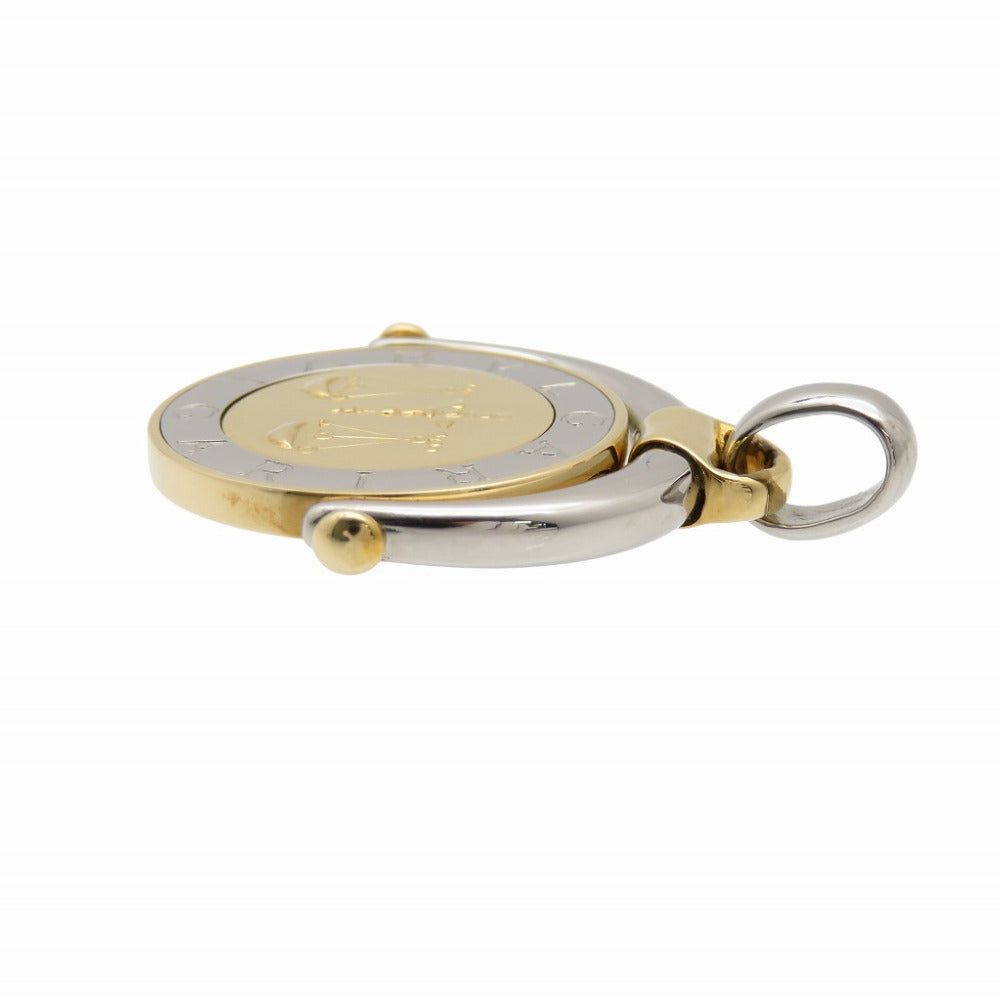 Bvlgari Pendant Top K18 Yellow Gold, Stainless Steel Gold Horoscope Libra Women