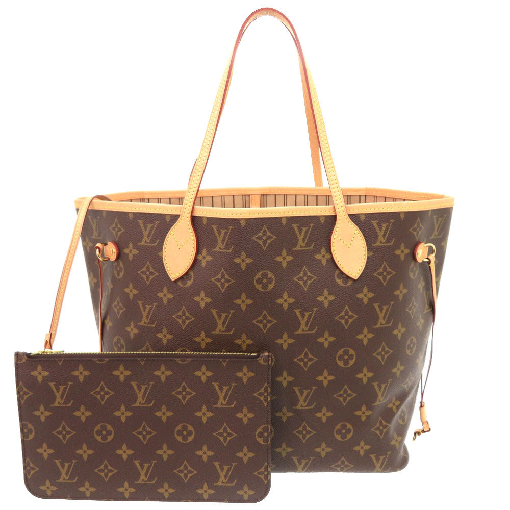 Louis Vuitton Tote Bag M40995 Monogram Canvas Brown Monogram New Neverfull Mm Women
