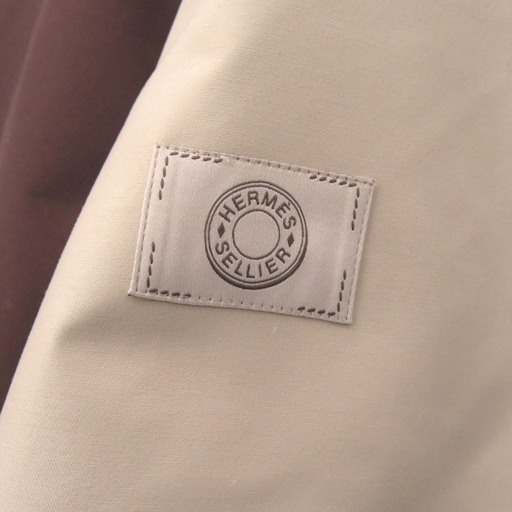 Hermes Other Outerwear Nylon Beige Long Blouson Country Mens M
