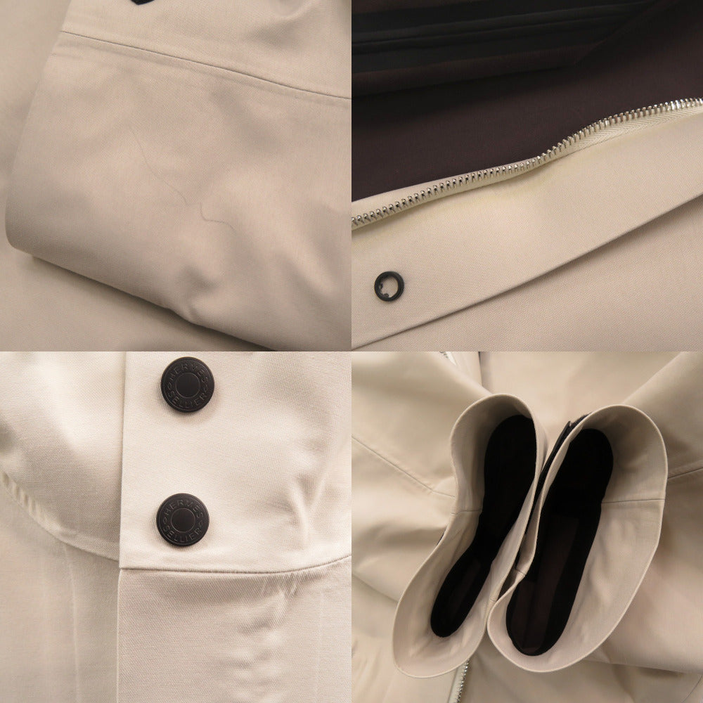 Hermes Other Outerwear Nylon Beige Long Blouson Country Mens M