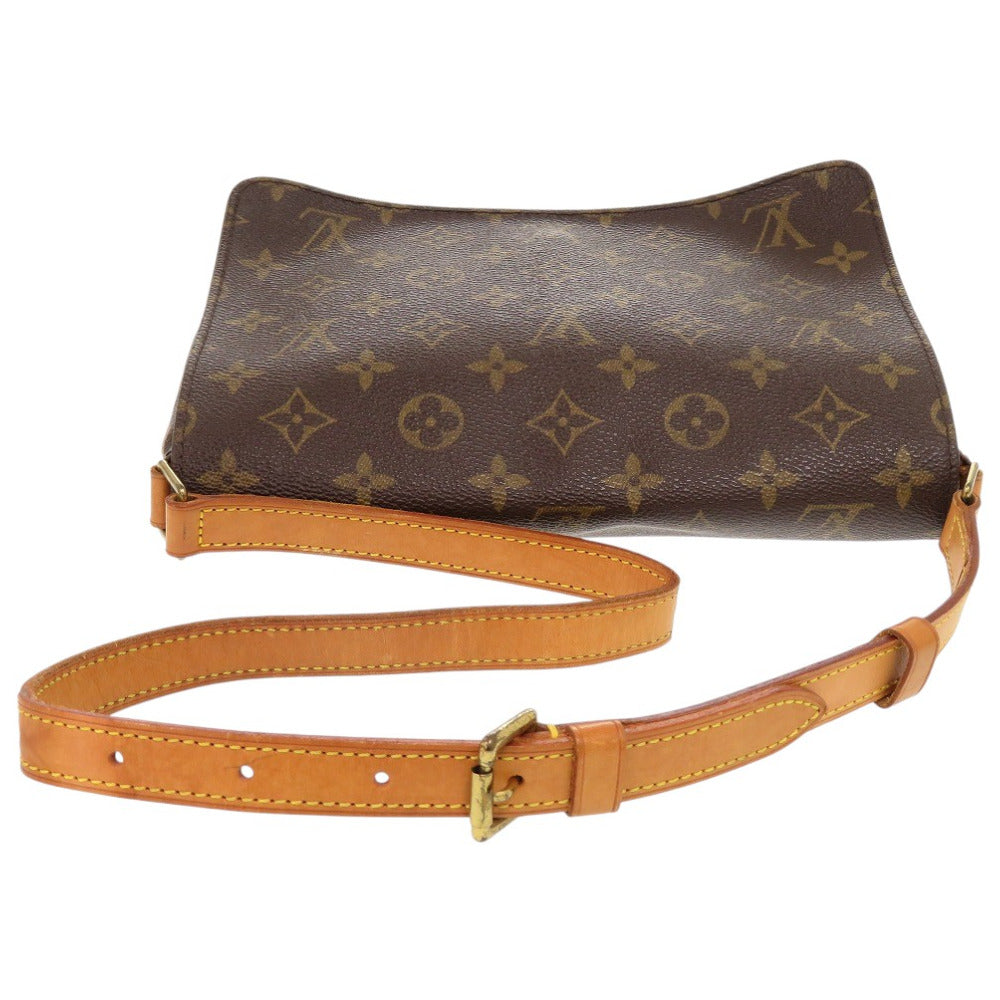 Louis Vuitton Shoulder Bag M51388 Monogram Canvas Brown Monogram Musette Tango Short Strap Women