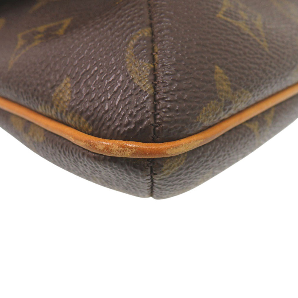 Louis Vuitton Shoulder Bag M51388 Monogram Canvas Brown Monogram Musette Tango Short Strap Women