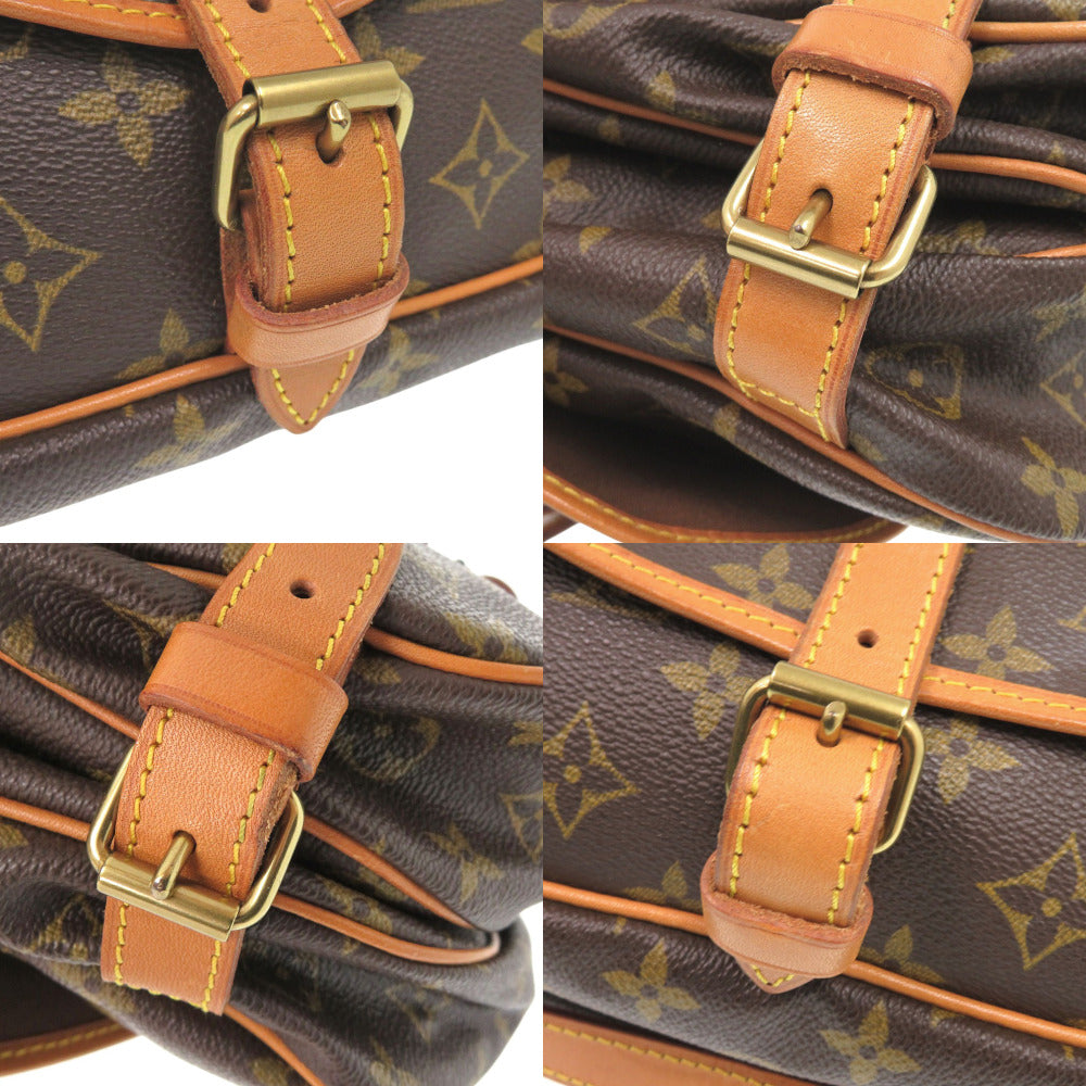Louis Vuitton Shoulder Bag Ar1911 Monogram Canvas Brown Monogram Saumur 30 Women