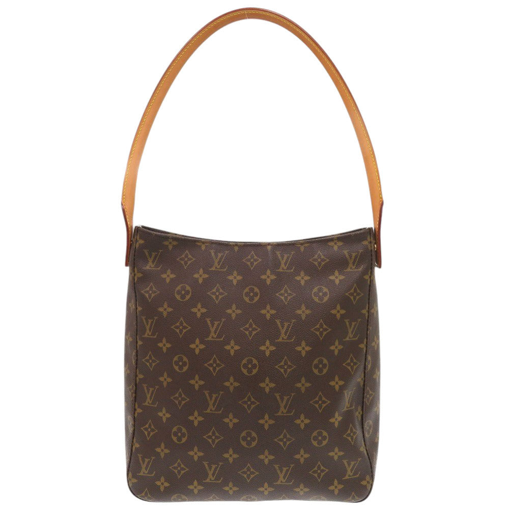 Louis Vuitton Shoulder Bag M51145 Monogram Canvas Brown Monogram Loopinggm Women