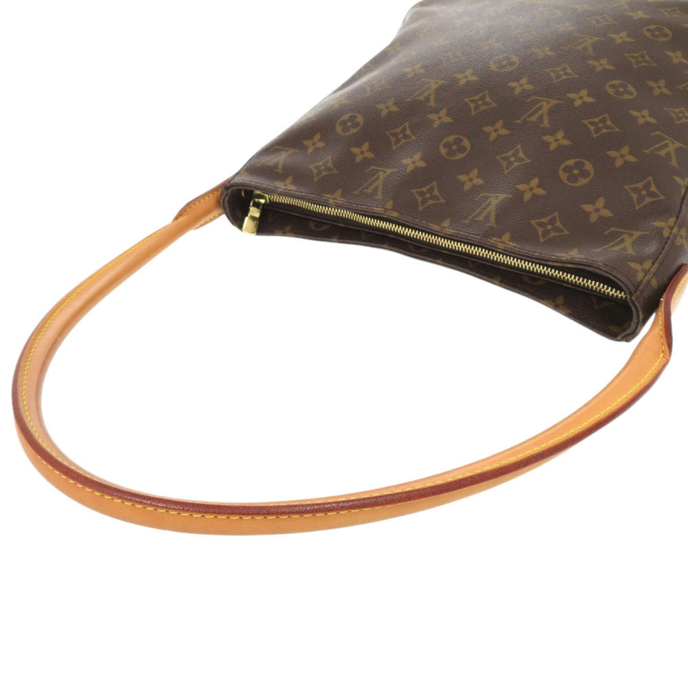 Louis Vuitton Shoulder Bag M51145 Monogram Canvas Brown Monogram Loopinggm Women