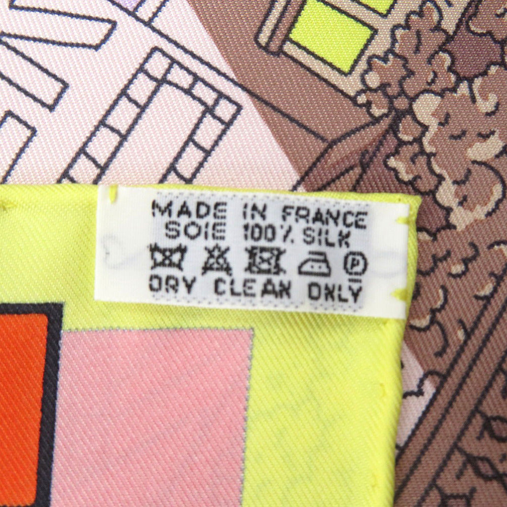 Hermes Scarf Silk Multicolor Carre90 Space Shopping Au Faubourg City And Ufopattern Space Shopping