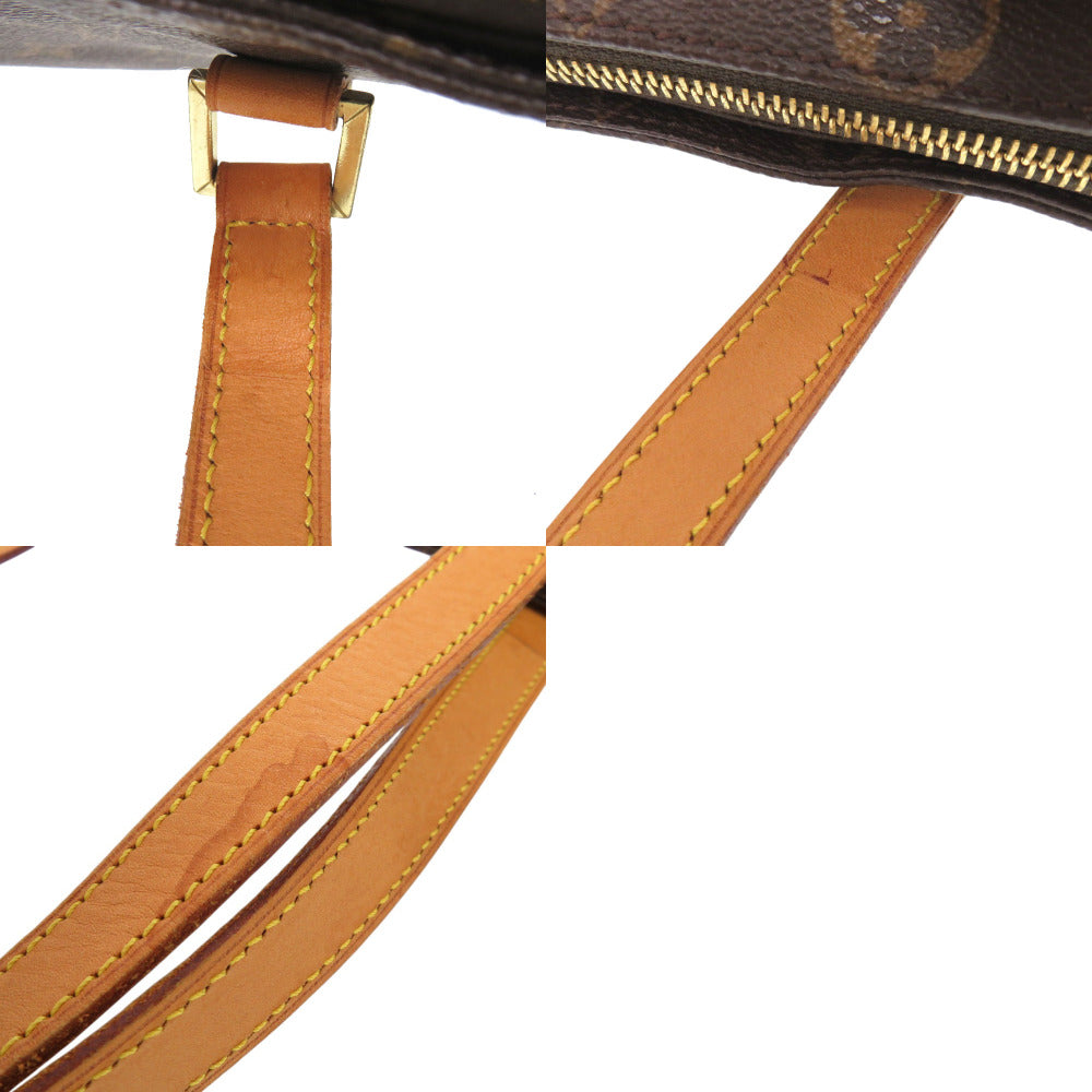 Louis Vuitton Tote Bag M51151 Monogram Canvas Brown Monogram Cabas Mezzo Women