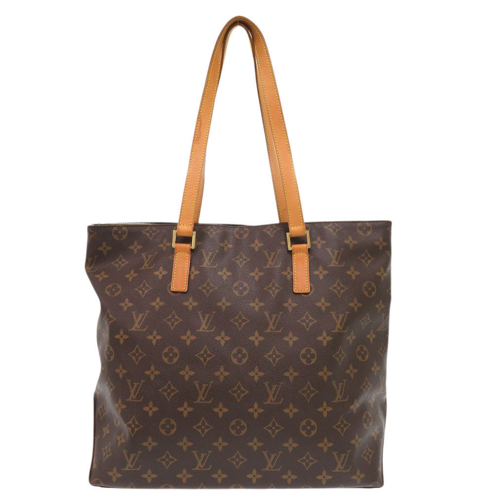 Louis Vuitton Tote Bag M51151 Monogram Canvas Brown Monogram Cabas Mezzo Women