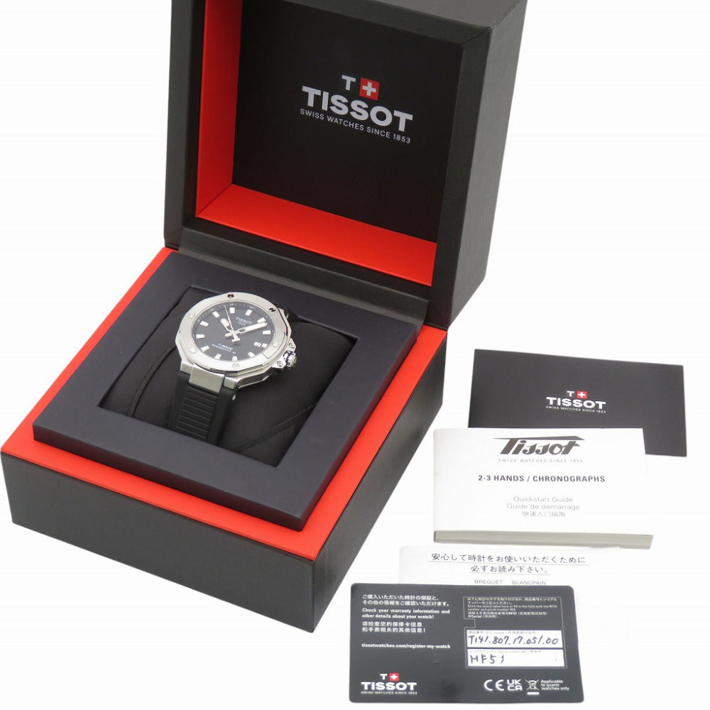 Tissot Watches Mechanical Automatic T141.807.17.051.00 Stainless Steel Black T-Race Powermatic 80