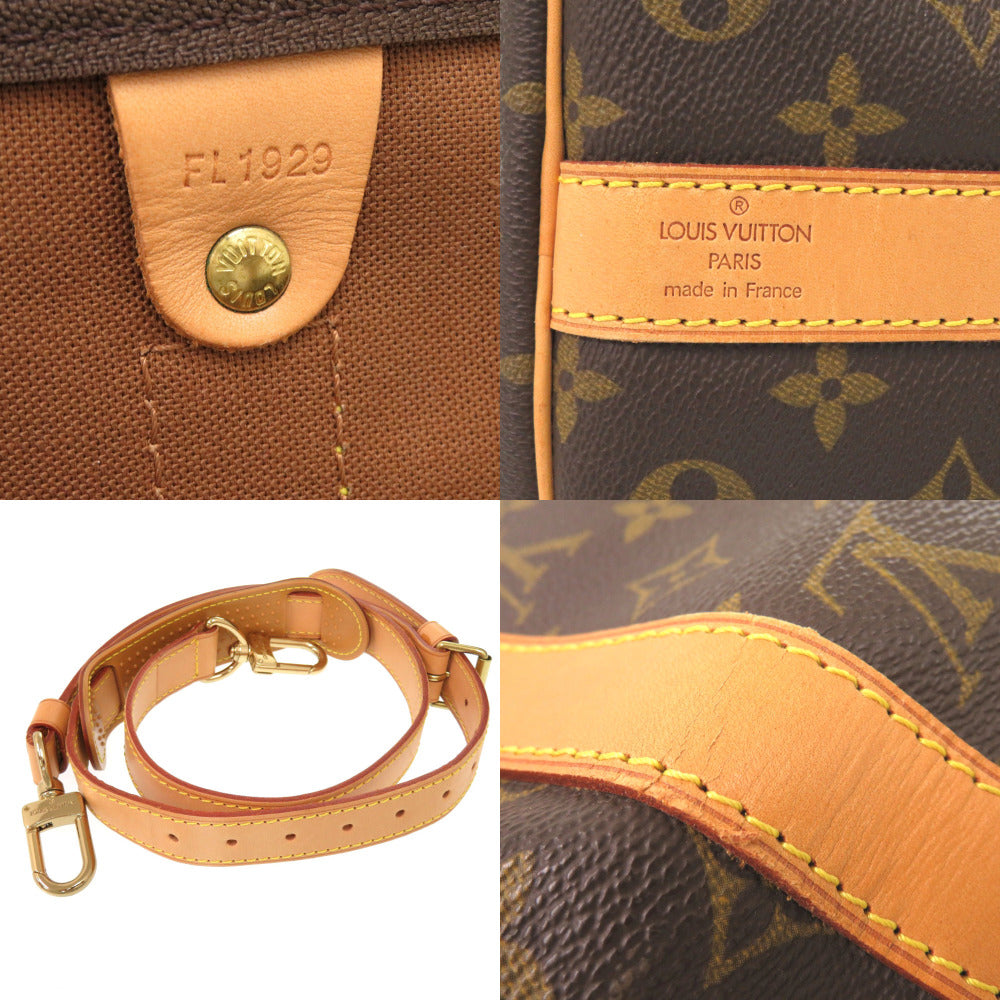 Louis Vuitton Boston Duffel Bag M41416 Monogram Canvas Brown Monogram Keepall Bandouliere50 Mens
