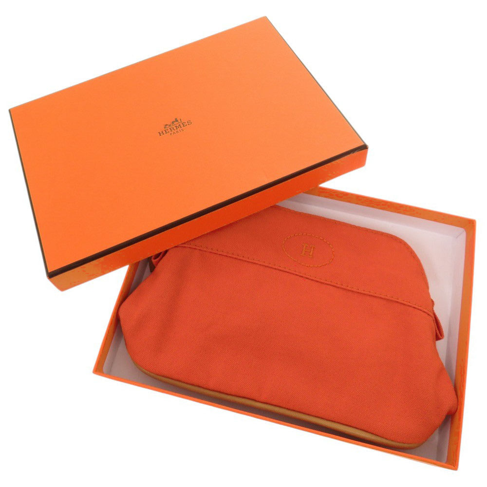 Hermes Pouch Cotton Orange Bolide Pouch 20 Pm