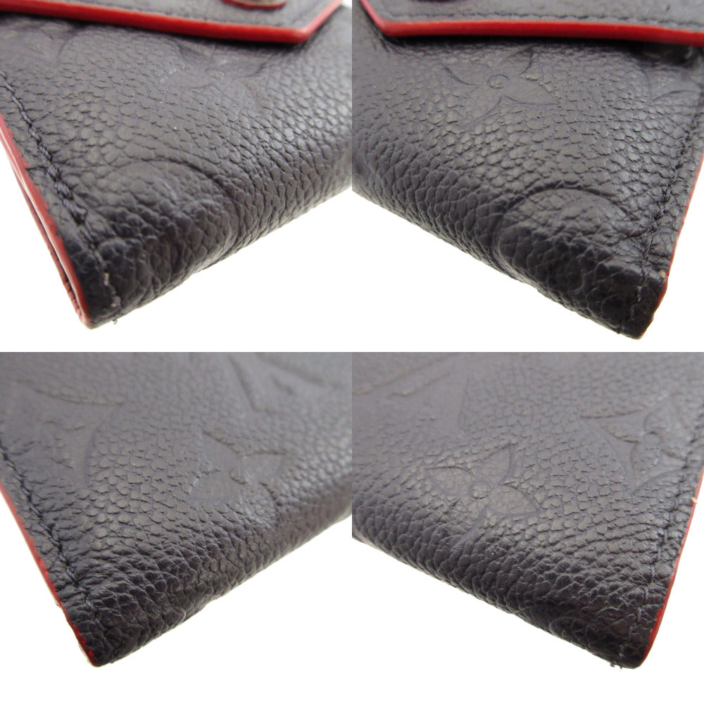 Louis Vuitton Bifold Wallet M58880 Monogram Ann Platt Navy Monogram Ann Platt Portefeuille Zoe