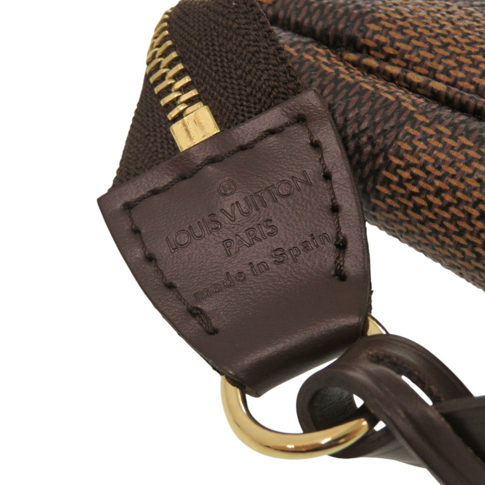 Louis Vuitton Pouch N41206 Damier Canvas Brown Damier Pochette Accessoires Accessory Pouch Women