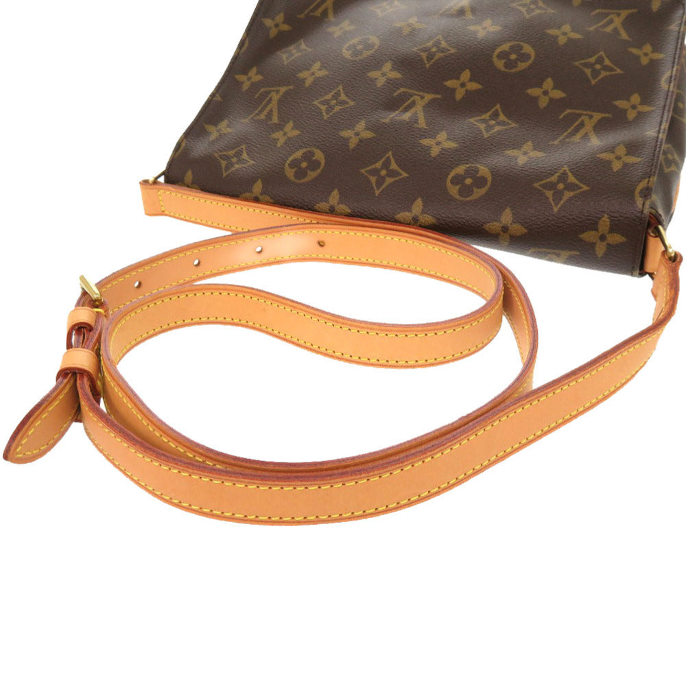 Louis Vuitton Shoulder Bag M51388 Monogram Canvas Brown Monogram Musette Tango Long Strap