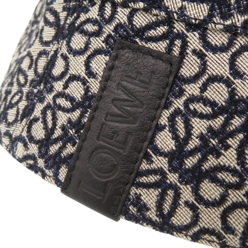 Loewe Other Hats K820Hb1X13 Cotton, Polyester Beige Bucket Hat Anagram Unisex(Unisex) 58