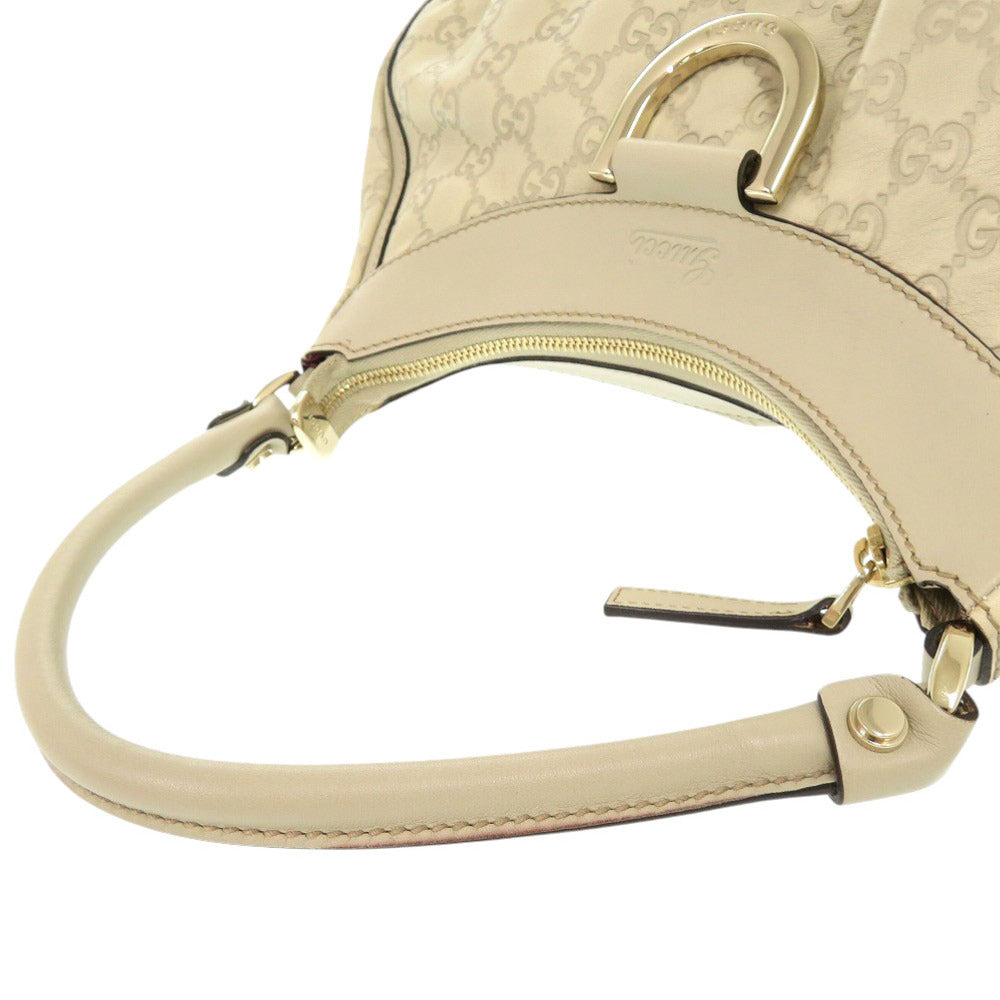 Gucci Shoulder Bag 190525 Leather Ivory One Shoulder Bag Gucci Shima Abbey Women