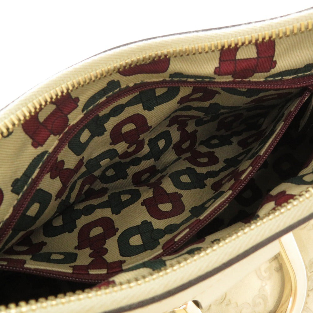 Gucci Shoulder Bag 190525 Leather Ivory One Shoulder Bag Gucci Shima Abbey Women