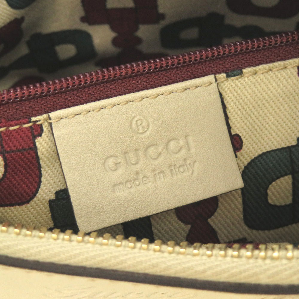 Gucci Shoulder Bag 190525 Leather Ivory One Shoulder Bag Gucci Shima Abbey Women