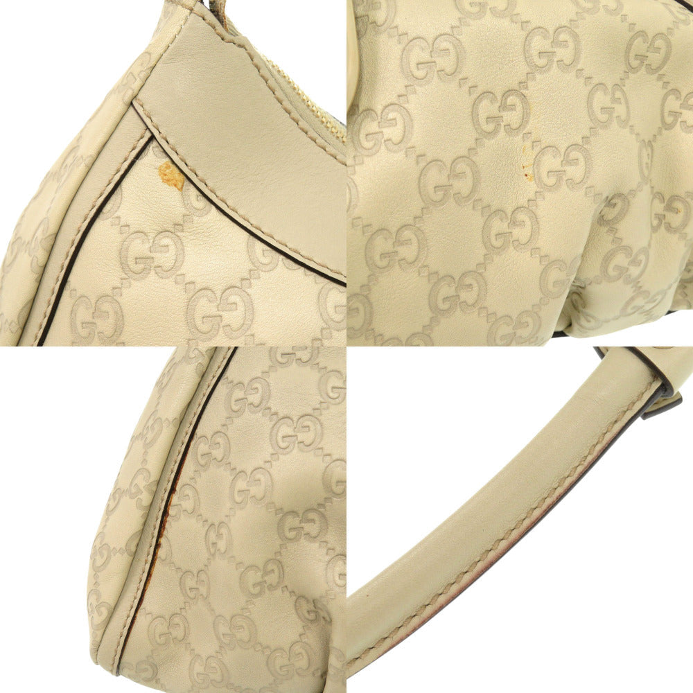 Gucci Shoulder Bag 190525 Leather Ivory One Shoulder Bag Gucci Shima Abbey Women