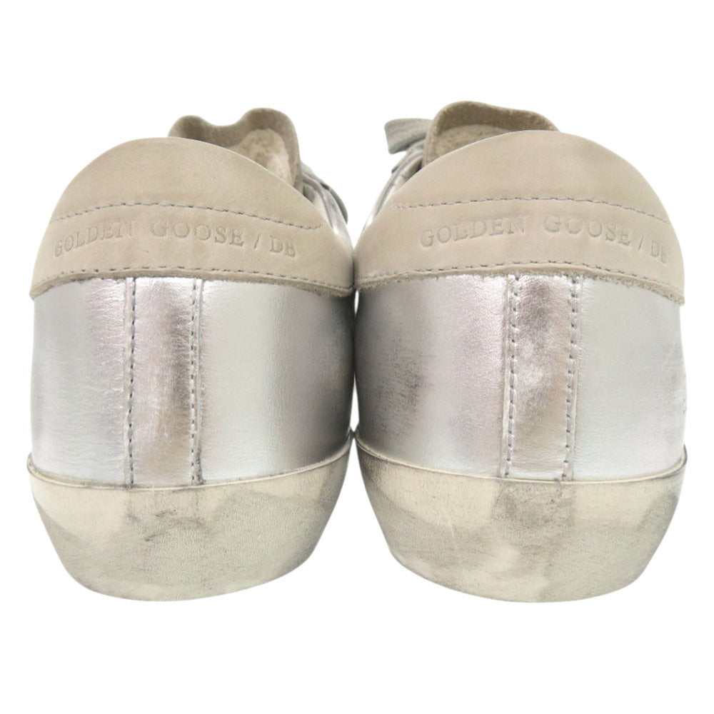 Golden Goose Sneakers G32Ms590.E68 Leather Silver Superstar 41