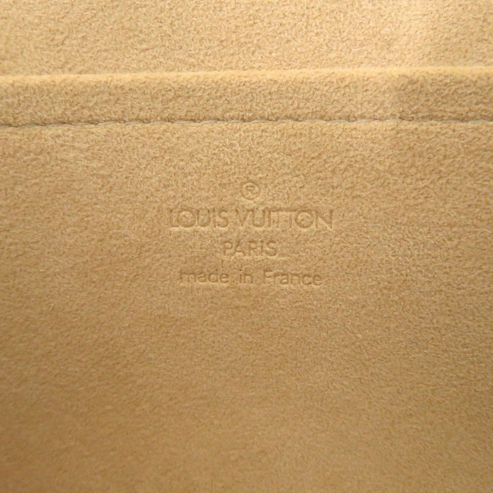 Louis Vuitton Shoulder Bag M51852 Monogram Canvas Brown Monogram Pochette Twin Gm Women