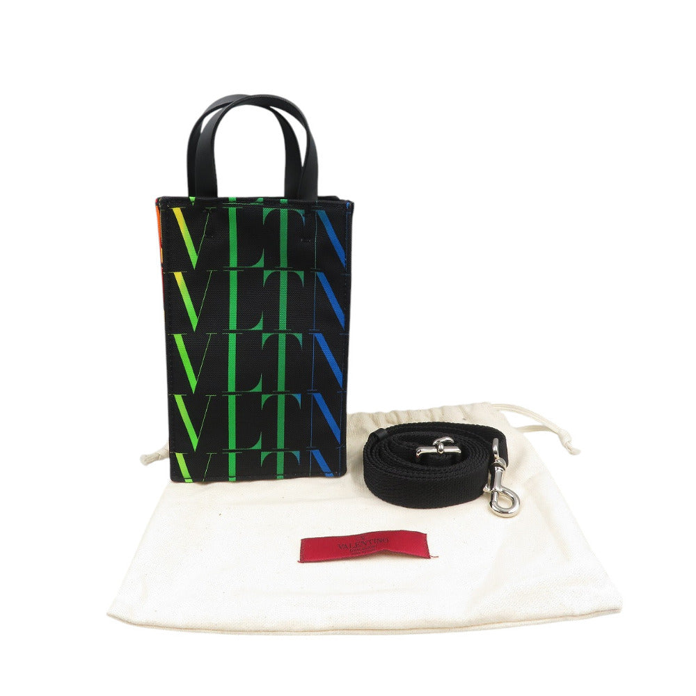 Valentino Garavani Shoulder Bag Canvas Black Women