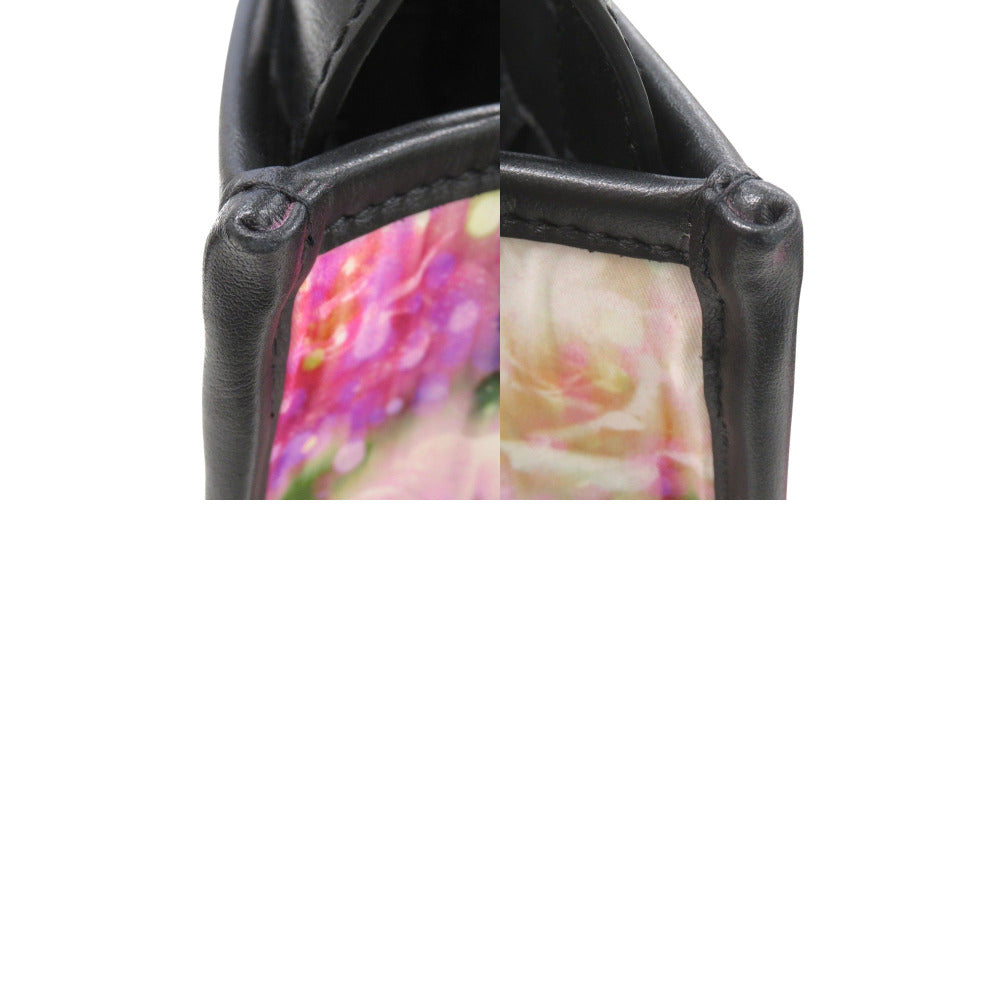 Jimmy Choo Handbag Nylon, Leather Pink 2Way Mini Bag Floral Women
