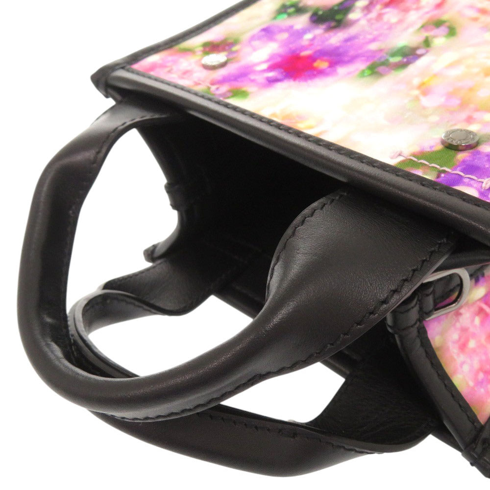 Jimmy Choo Handbag Nylon, Leather Pink 2Way Mini Bag Floral Women