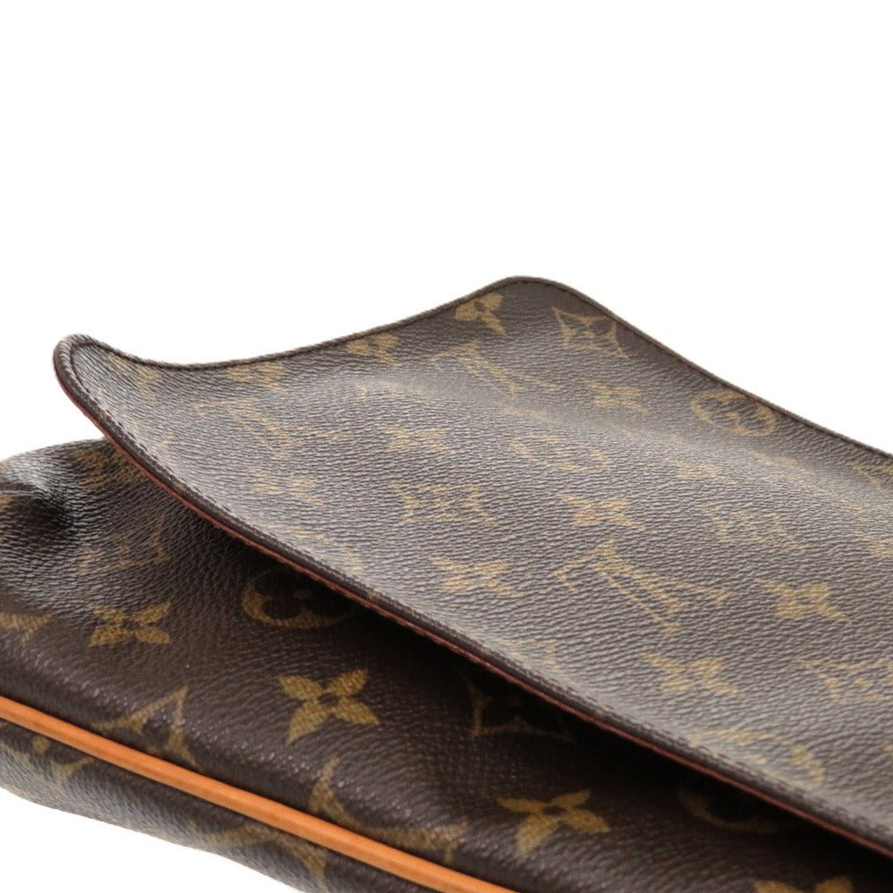 Louis Vuitton Shoulder Bag M51387 Monogram Canvas Brown Long Strap Monogram Musette Salsa Women