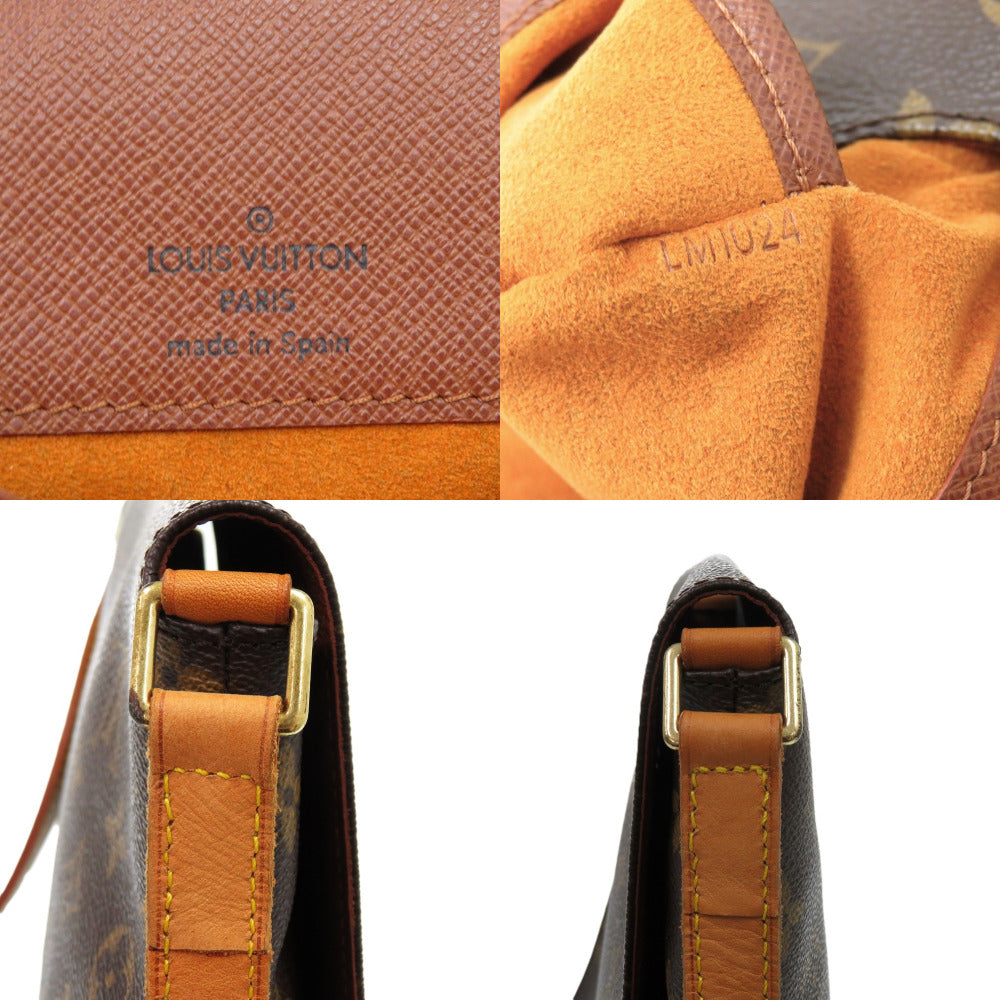 Louis Vuitton Shoulder Bag M51387 Monogram Canvas Brown Long Strap Monogram Musette Salsa Women