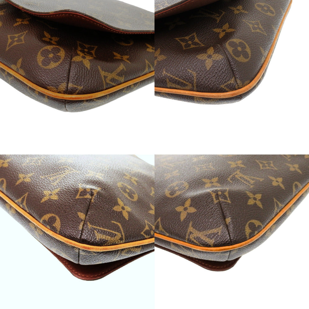 Louis Vuitton Shoulder Bag M51387 Monogram Canvas Brown Long Strap Monogram Musette Salsa Women