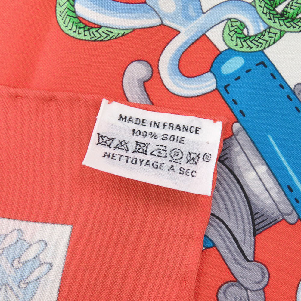 Hermes Scarf Silk Orange Type Carre90 Cricketis