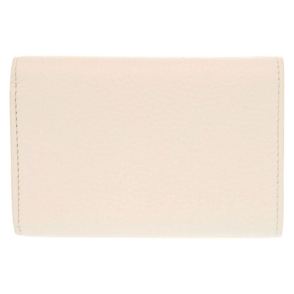 Louis Vuitton Tri-Fold Wallet M11363 Taurillon Clemence Leather Beige Pink Portefeuille Capcine