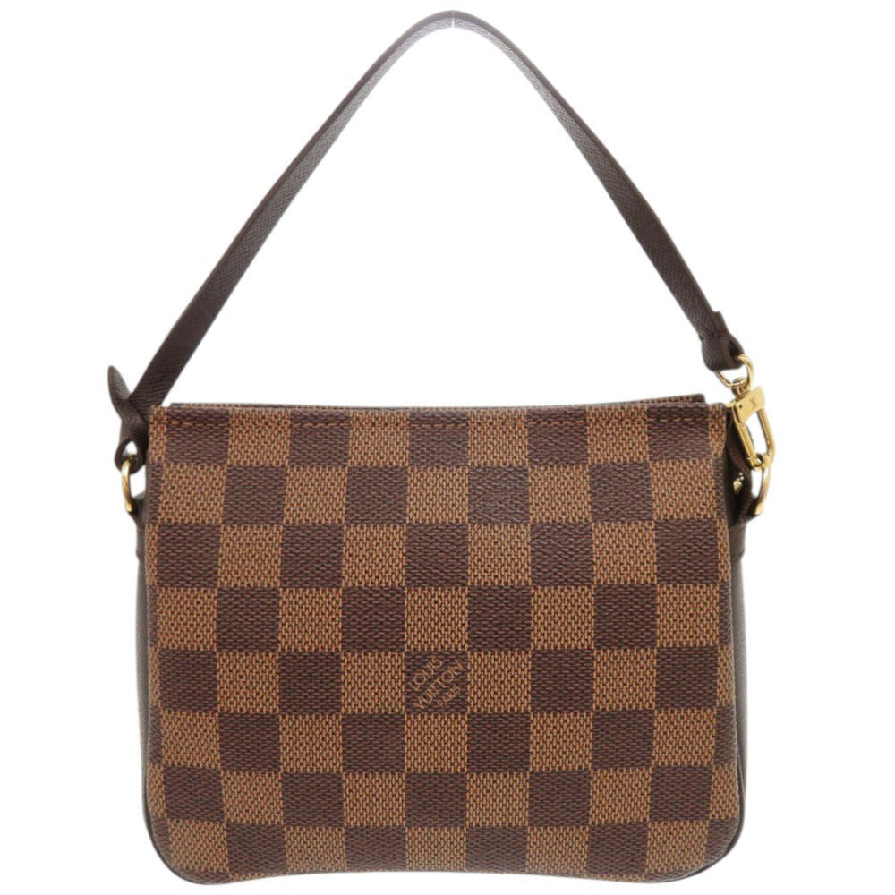 Louis Vuitton Handbag N51982 Damier Canvas Brown Damier Truth Makeup Women