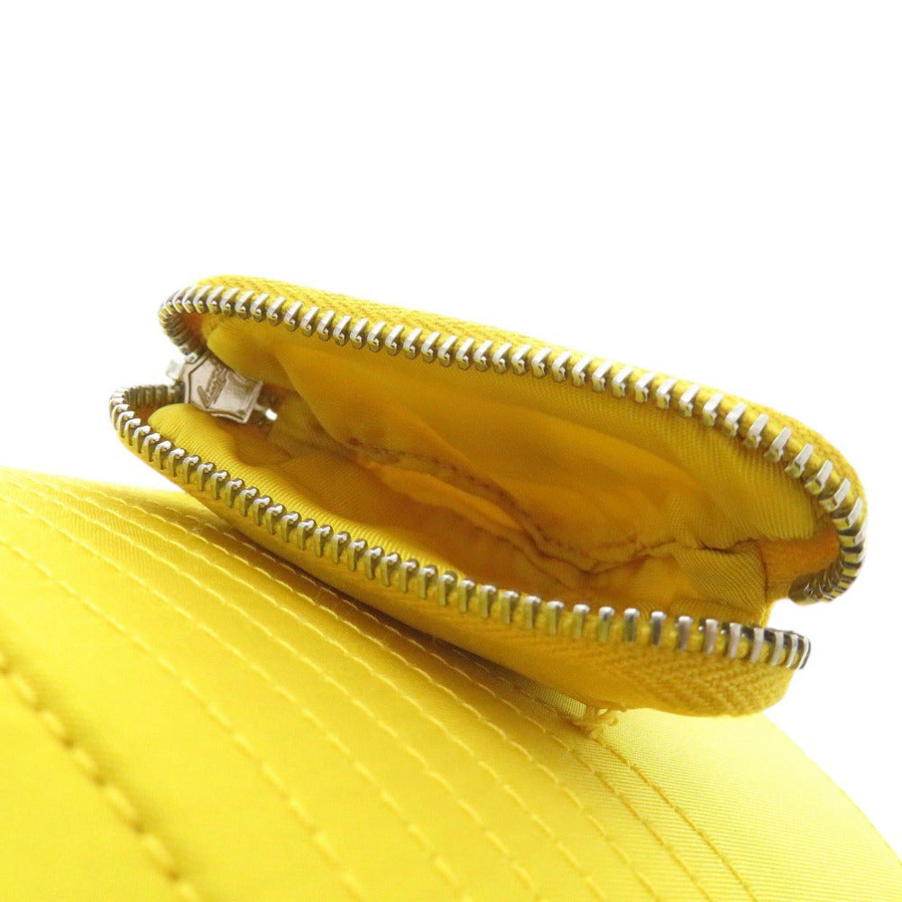 Prada Other Hats 2Hc282 Polyamide Yellow With Mini Pouch Re-Nylon Bucket Hat Triangle Plate Mens L