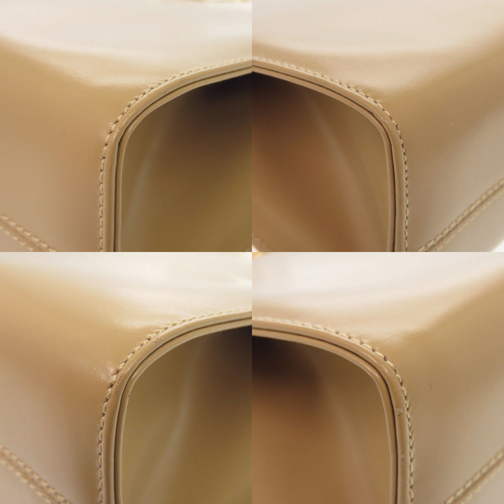 Salvatore Ferragamo Shoulder Bag Bp-21 8753 Calfskin Beige Chainshoulder Gancini Women