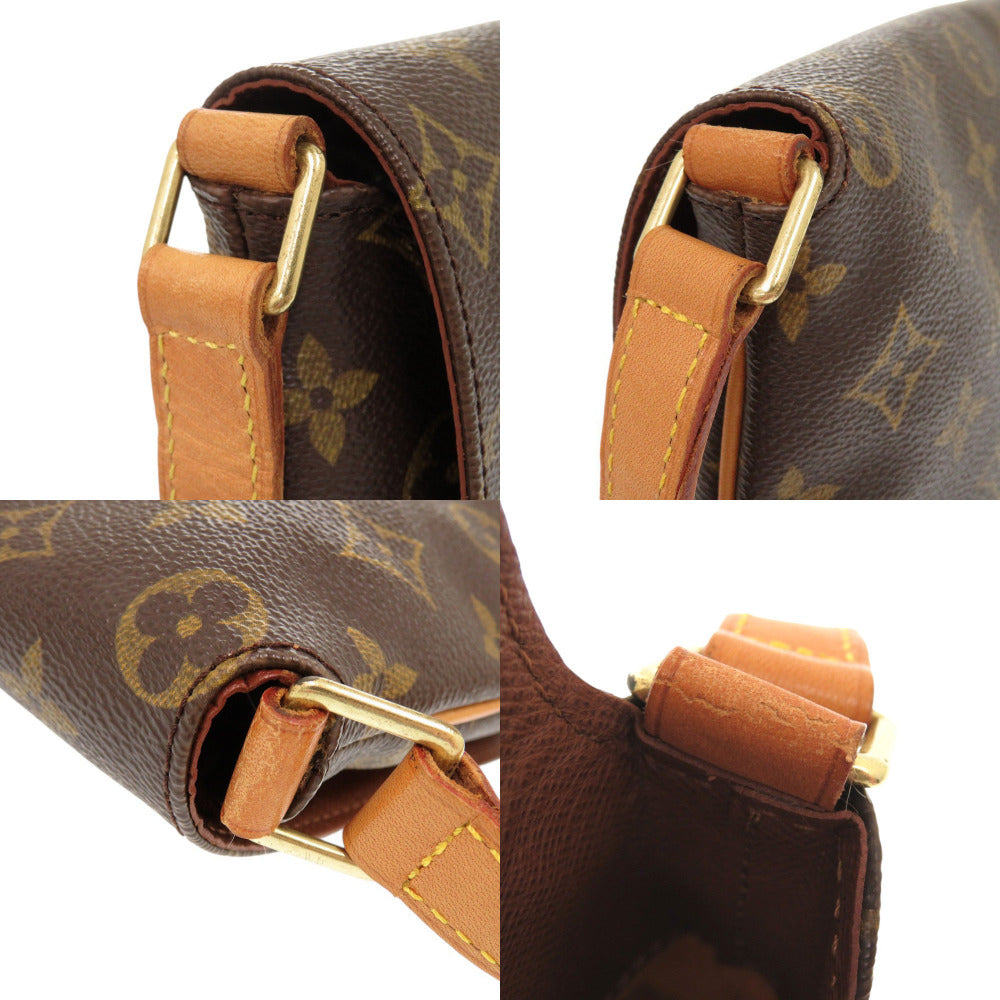 Louis Vuitton Shoulder Bag M51387 Monogram Canvas Brown Long Strap Monogram Musette Salsa Women