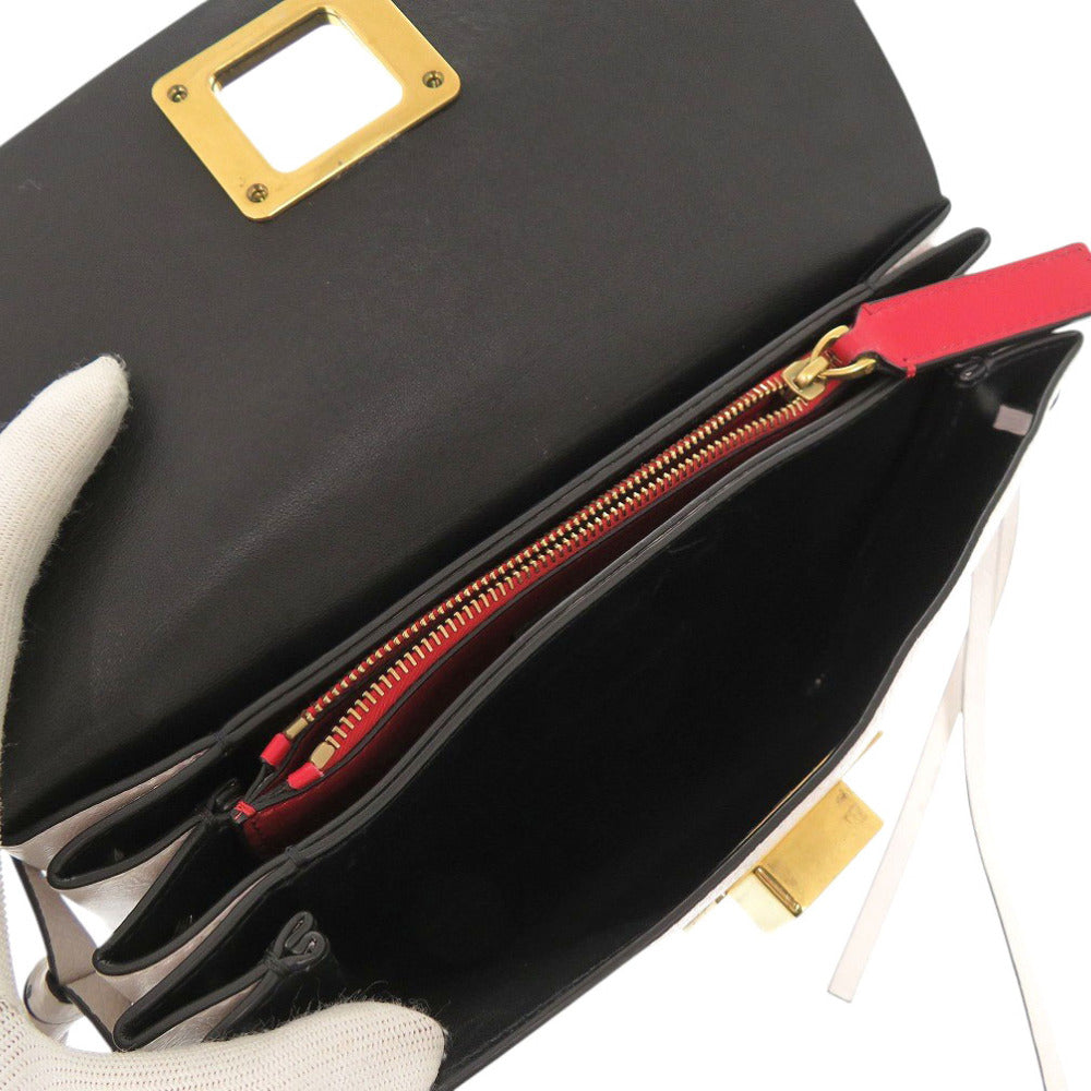 Valentino Garavani Shoulder Bag Leather Beige V Sling Women