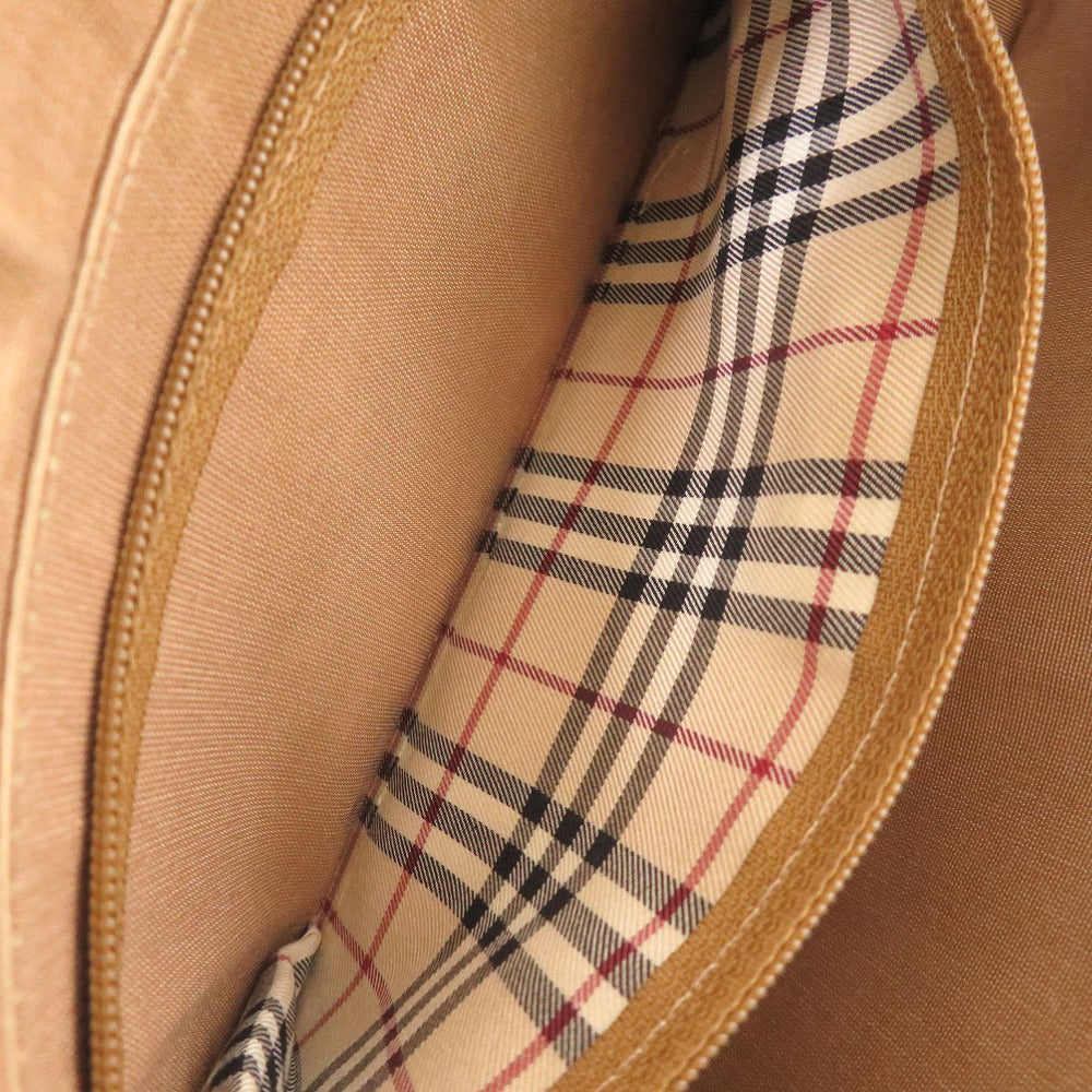 Burberry Shoulder Bag Leather Beige Women