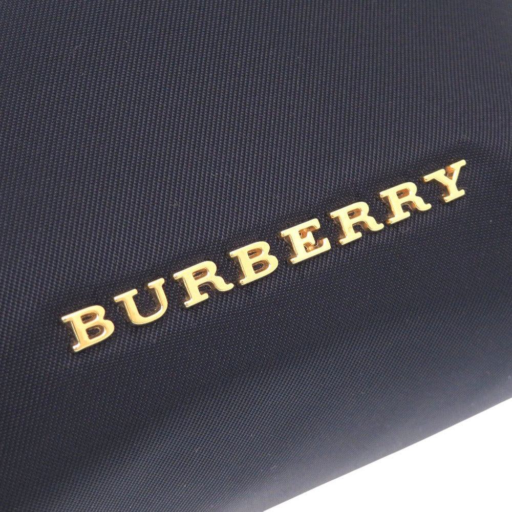 Burberry Pouch Nylon Navy Cosmetics Pouch Women