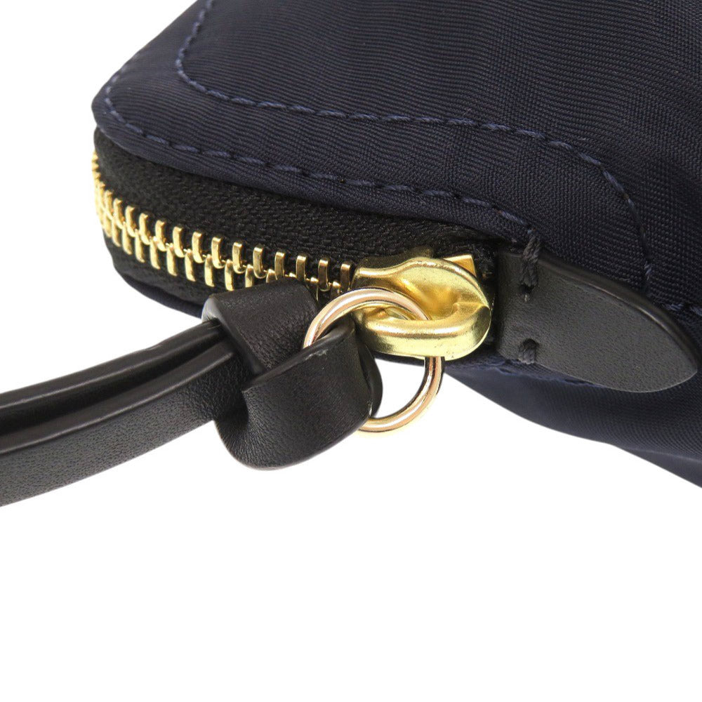 Burberry Pouch Nylon Navy Cosmetics Pouch Women